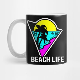 Beach Life 80's style Mug